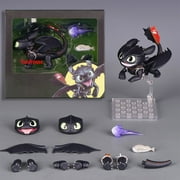 CiDai 7.8 Inch How to Train Your Dragon - Toothless Action Figure Fan Collectible PVC Figurine, Anime Character Action Figure Toys for Children Lovers and Fans Gifts, Age 4+